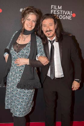 Karin Angele und Schauspieler Dean Baykan bei der Verleihung der Film Festival Cologne Awards 2021 auf dem 31. Film Festival Cologne 2021 im E-Werk. Köln, 28.10.2021