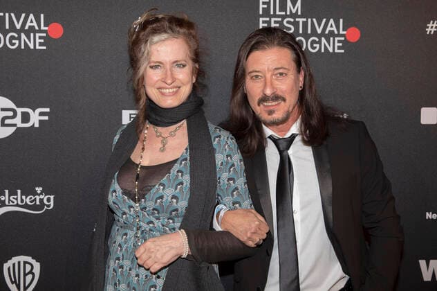 Karin Angele und Schauspieler Dean Baykan bei der Verleihung der Film Festival Cologne Awards 2021 auf dem 31. Film Festival Cologne 2021 im E-Werk. Köln, 28.10.2021