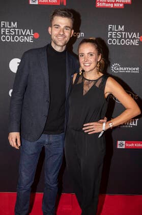 Patrick Mölleken und Katrin Wolter bei der Verleihung der Film Festival Cologne Awards 2021 auf dem 31. Film Festival Cologne 2021 im E-Werk. Köln, 28.10.2021