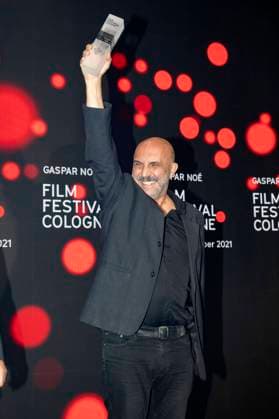 Gaspar Noe bei der Verleihung der Film Festival Cologne Awards 2021 auf dem 31. Film Festival Cologne 2021 im E-Werk. Köln, 28.10.2021