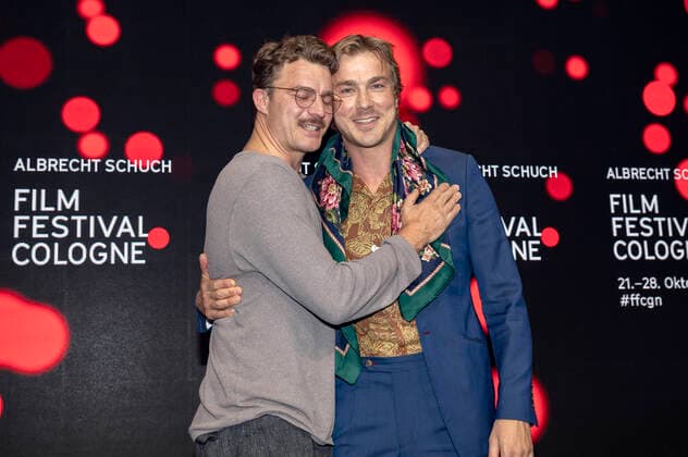 Friedrich Mücke und Albrecht Schuch bei der Verleihung der Film Festival Cologne Awards 2021 auf dem 31. Film Festival Cologne 2021 im E-Werk. Köln, 28.10.2021