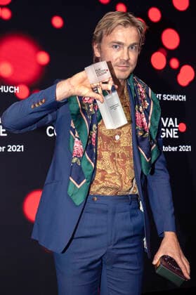 Albrecht Schuch bei der Verleihung der Film Festival Cologne Awards 2021 auf dem 31. Film Festival Cologne 2021 im E-Werk. Köln, 28.10.2021