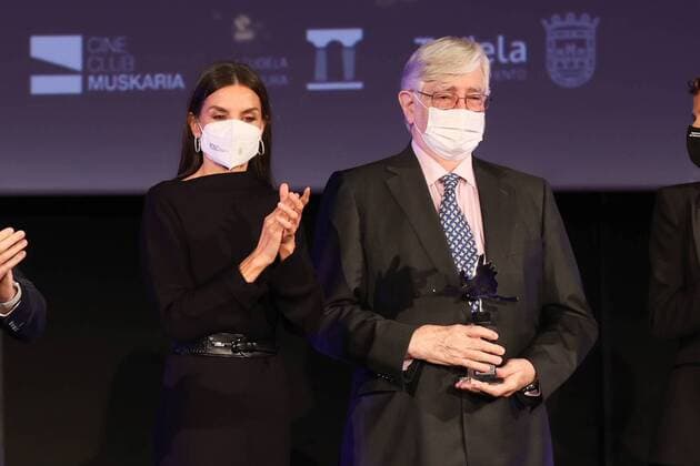 Spanish Queen Letizia Ortiz during inaguration of 21 edition of Opera Prima Film Festival in Tudela, Pamplona on Friday, 29 October 2021 Cordon Press