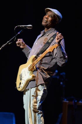 FORT LAUDERDALE FL - OCTOBER 28: Buddy Guy performs at The Broward Center for the Performing Arts on October 28, 2021 in Fort Lauderdale, Florida Copyright: xmpi04x