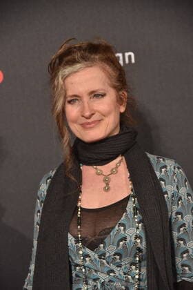 Die Schauspielerin Karin Angele kommt zu Verleihung der Film Festival Cologne Awards