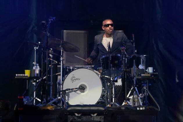 October 29, 2021, Tampa, Florida, USA: Drummer Steve Jordan of The Rolling Stones performs onstage during the No Filter tour at Raymond James Stadium on Friday, Oct. 29, 2021 in Tampa. Tampa USA - ZUMAs70_ 20211029_zan_s70_047 Copyright: xLuisxSantanax