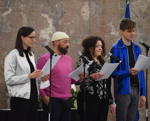 30.10.2021 Frankfurt am Main Paulskirche Feierliche Verleihung Binding-Kulturpreis 2020 und 2021 für die Junge Deutsche Philharmonie und den Verein ID eingie der Preisträger des Vereins ID_Frankfurt e. V. (Independent Dance and Performance) emspor, DFL regulations prohibit any use of photographs as image sequences and or quasi-video