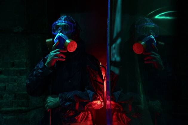 Russia Coronavirus Disinfection 6687010 02.11.2021 An employee is pictured during a disinfection of a bus amid the coronavirus disease outbreak, in Kemerovo, Russia. Alexander Patrin Sputnik Kemerovo Russia  Copyright: xAlexanderxPatrinx