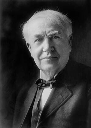 Thomas Alva Edison (1847-1931), American Inventor, head and shoulders Portrait, Detroit Publishing Company, 1920  Copyright: xCircaxImagesx xGlasshousexImagesx ghi-circa10393