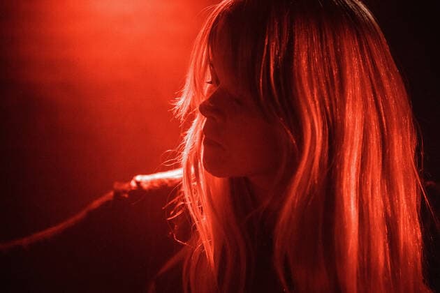 Bada Copenhagen, Denmark. 28th, October 2021. The Swedish noise and psych rock band Bada performs a live concert at Stengade in Copenhagen. Here guest musician Anna Von Hauswolff is seen live on stage. Copenhagen Denmark  Copyright: xGonzalesxPhoto PeterxTroestx