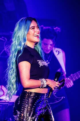 November 1, 2021, San Jose, CA, USA: Karol G performs at the San Jose Civic on November 1, 2021 in San Jose, California. Chris Tuite imageSPACE San Jose USA - ZUMAs181 20211101_zea_s181_057 Copyright: xChrisxTuite Imagespacex