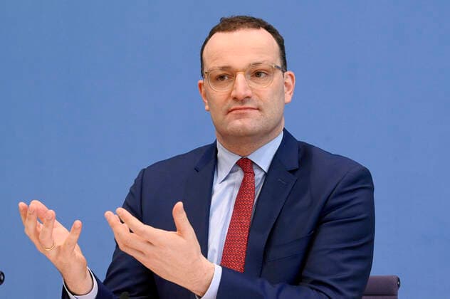 Jens Spahn bei der Pressekonferenz zu Auffrischimpfungen gegen Corona im Haus der Bundespressekonferenz. Berlin, 03.11.2021