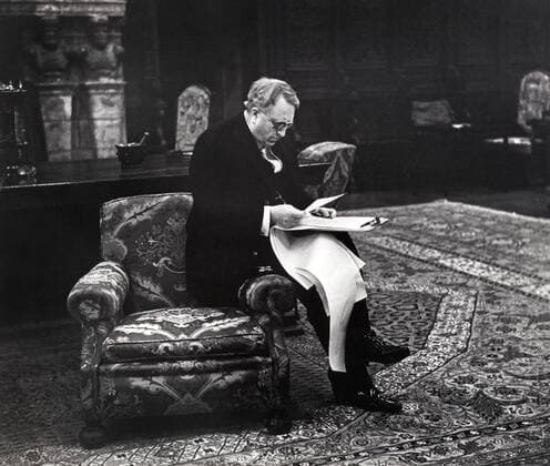 January 27, 2014, USA: William Randolph Hearst (1863-1951), American Businessman, Politician and Newspaper Publisher, full-length seated Portrait, Erich Salomon, 1930 USA - ZUMAg145 20140127_zap_g145_001 Copyright: xJTxVintagex