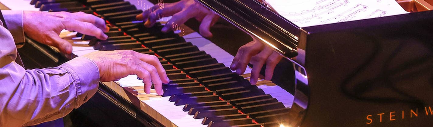 Konzert von Bobo Stenson Trio @ Pierre Boulez Saal Jazzfest Berlin Bobo Stenson Trio Bobo Stenson Klavier Anders Jormin Kontrabass Jon Fält Schlagzeug
