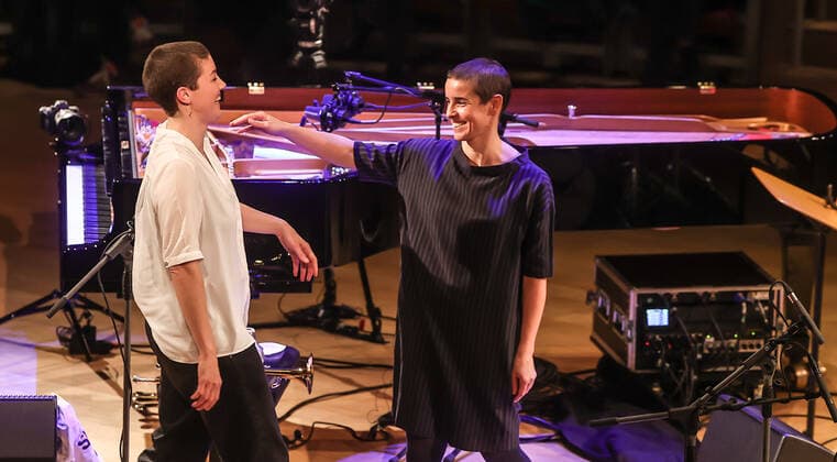 Jazzfest Berlin, Kaja Draksler und Susana Santos Silva Konzert Konzert von Kaja Draksler and Susana Silva @ Pierre Boulez Saal Jazzfest Berlin Kaja Draksler Klavier Susana Santos Silva Trompete