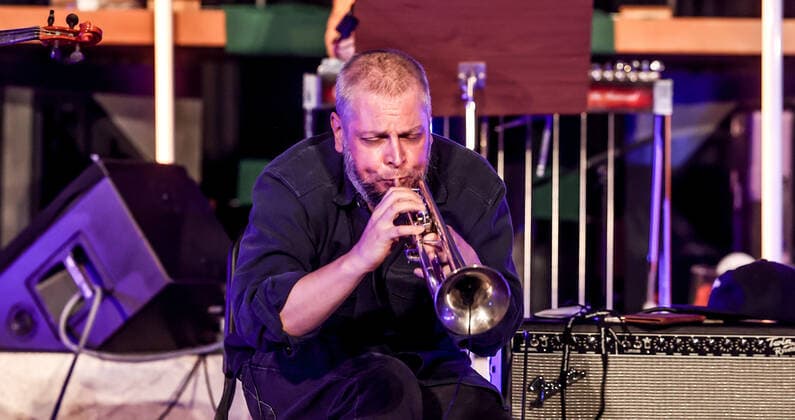 Konzert von Nate Wooley @ Kaiser-Wilhelm-Gedächtnis-Kirche , Jazzfest Berlin Nate Wooley: Seven Storey Mountain VI