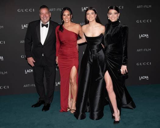 06 November 2021 - Los Angeles, California - (L-R) Marc D Amelio, Heidi D Amelio, Charli D Amelio, and Dixie D Amelio. 10th Annual LACMA Art and Film Gala Presented By Gucci. Photo Credit: Billy Bennight AdMedia 274258 2021-11-06 California Los Angeles  Copyright: xAdMediax STAR_274258_181