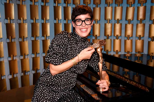 Bilder des Jahres 2021, Entertainment 11 November Entertainment Themen der Woche KW45 München, Bayerischer Kabarettpreis 2021 Eva Karl-Faltermeier bei der Verleihung des Bayerischen Kabarettpreises 2021 im Lustspielhaus. München, 08.11.2021 *** Eva Karl Faltermeier at the award ceremony of the Bavarian Cabaret Prize 2021 at the Lustspielhaus Munich, 08 11 2021 Foto:xS.xAdamx xFuturexImage