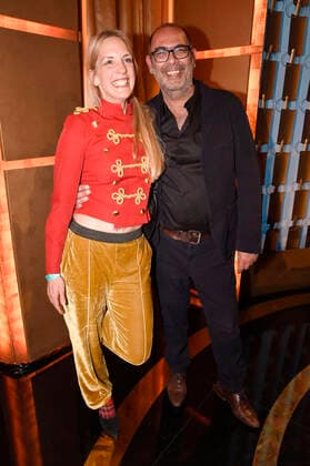 München, Bayerischer Kabarettpreis 2021 Carolin Matzko und Hannes Ringlstetter bei der Verleihung des Bayerischen Kabarettpreises 2021 im Lustspielhaus. München, 08.11.2021