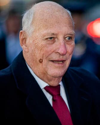 09-11-2021 Fram King Harald during the Arctic meeting at the Fram museum in Olso on the 1st day of the 3 day statevisit to Norway. Â  Copyright: xPPEx