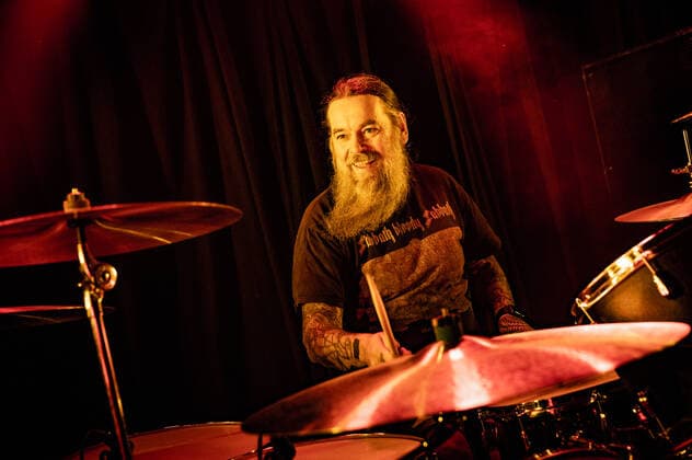 Orange Goblin live in Copenhagen, Denmark Copenhagen, Denmark. 11th, November 2021. The British heavy metal band Orange Goblin performs a live concert at BETA in Copenhagen. Here drummer Chris Turner is seen live on stage. Copenhagen Denmark  Copyright: xGonzalesxPhoto NikolajxBransholmx