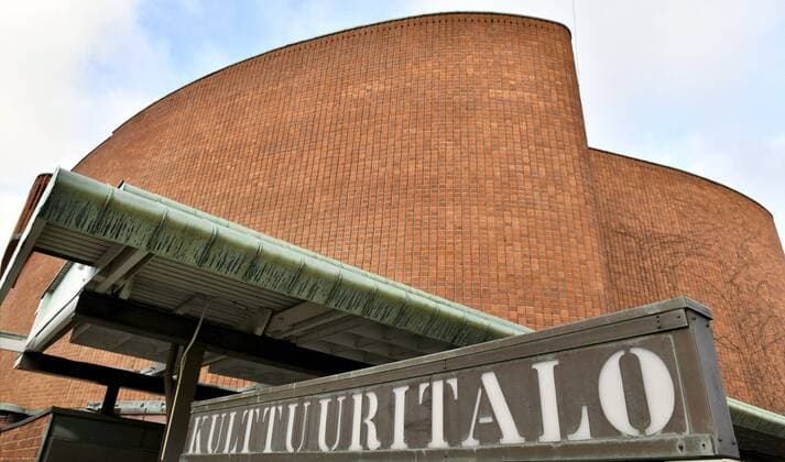 Architektur von Alvar Aalto The Helsinki Hall of Culture, designed in the 1950s by architect Alvar Aalto, pictured on November 12, 2021. Helsinki Finland  Copyright: xHeikkixSaukkomaax LKLAPH20211112141653D940