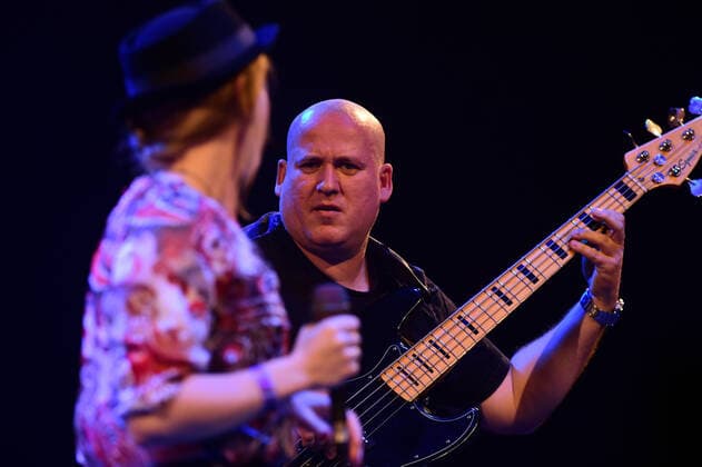 Singer Agnieszka Karas and frontman Piotr Gludkowski of Polish band The Muddlers perform during The Sumperk festival Blues Alive 2021 in Sumperk, Czech Republic, November 12, 2021. (CTKxPhoto LudekxPerina) CTKPhotoP2021111208796  LPE 009