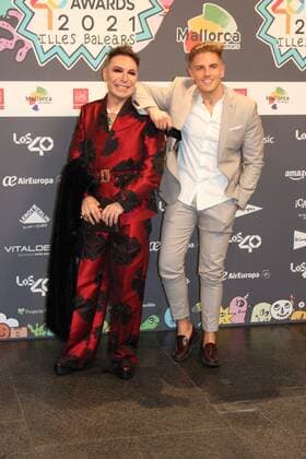 at photocall for 40 Principales Music Awards in Mallorca, on Friday 11 November 2021 Cordon Press