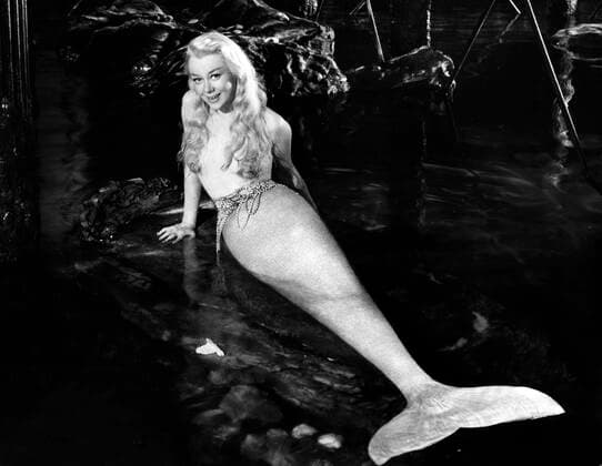 MAD ABOUT MEN BR 1954 MAD ABOUT MEN BR 1954 GLYNIS JOHNS Date: 1954. Strictly editorial use only in conjunction with the promotion of the film. Credit line mandatory. This image is copyright of the film company and is supplied under the terms of issue as film still. No commercial or book cover use permitted without prior consent from the film company.  Mandatory credit line: Courtesy Ronald Grant Mary Evans