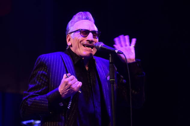Singer Rick Estrin of Rick Estrin and The Nightcats music band performs during the 25th Blues Alive, blues & roots festival, on November 12, 2021, in Sumperk, Czech Republic. (CTKxPhoto LudekxPerina) CTKPhotoP2021111210546  LPE 036