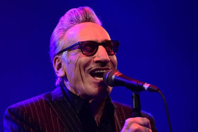 Singer Rick Estrin of Rick Estrin and The Nightcats music band performs during the 25th Blues Alive, blues & roots festival, on November 12, 2021, in Sumperk, Czech Republic. (CTKxPhoto LudekxPerina) CTKPhotoP2021111210578  LPE 041