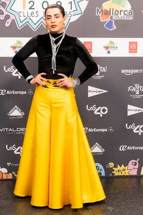 Kunno bei der Verleihung der LOS40 Music Awards 2021 im VelÃ²drom Illes Balears. Palma de Mallorca, 12.11.2021 Kunno