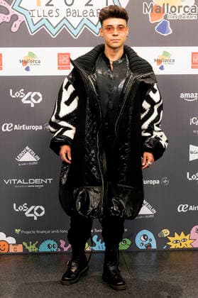 Mario Andres Ruiz bei der Verleihung der LOS40 Music Awards 2021 im VelÃ²drom Illes Balears. Palma de Mallorca, 12.11.2021 Mario AndrÃ s Ruiz