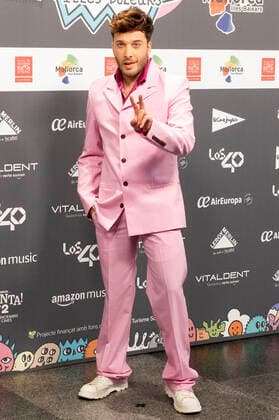 Blas Canto bei der Verleihung der LOS40 Music Awards 2021 im VelÃ²drom Illes Balears. Palma de Mallorca, 12.11.2021 Blas Canto