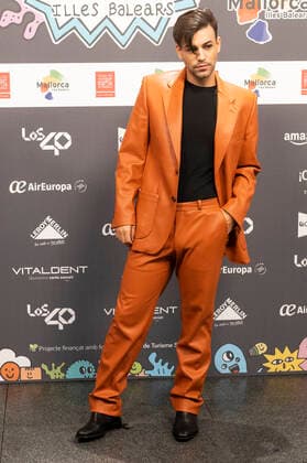 Agoney bei der Verleihung der LOS40 Music Awards 2021 im VelÃ²drom Illes Balears. Palma de Mallorca, 12.11.2021 Agoney