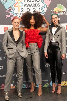 Sweet California bei der Verleihung der LOS40 Music Awards 2021 im VelÃ²drom Illes Balears. Palma de Mallorca, 12.11.2021 Sweet California