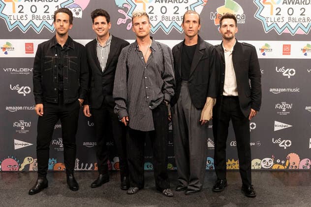 Dvicio bei der Verleihung der LOS40 Music Awards 2021 im VelÃ²drom Illes Balears. Palma de Mallorca, 12.11.2021 Dvicio