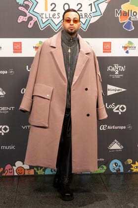 Justin Quiles bei der Verleihung der LOS40 Music Awards 2021 im VelÃ²drom Illes Balears. Palma de Mallorca, 12.11.2021 Justin Quiles