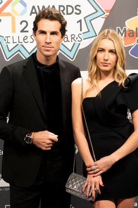 Beltran Lozano und Daniela Svedin Figo bei der Verleihung der LOS40 Music Awards 2021 im VelÃ²drom Illes Balears. Palma de Mallorca, 12.11.2021 Beltran Lozano, Daniela Svedin Figo
