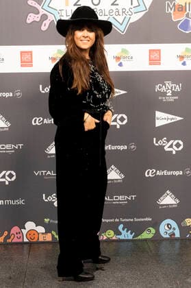 Vanesa Martin bei der Verleihung der LOS40 Music Awards 2021 im VelÃ²drom Illes Balears. Palma de Mallorca, 12.11.2021 Vanesa Martin