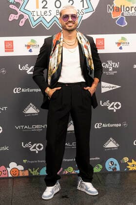 Fabbio bei der Verleihung der LOS40 Music Awards 2021 im VelÃ²drom Illes Balears. Palma de Mallorca, 12.11.2021 Fabbio