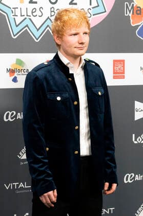 Ed Sheeran bei der Verleihung der LOS40 Music Awards 2021 im VelÃ²drom Illes Balears. Palma de Mallorca, 12.11.2021 Ed Sheeran