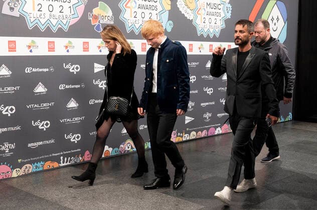 Ed Sheeran bei der Verleihung der LOS40 Music Awards 2021 im VelÃ²drom Illes Balears. Palma de Mallorca, 12.11.2021 Ed Sheeran