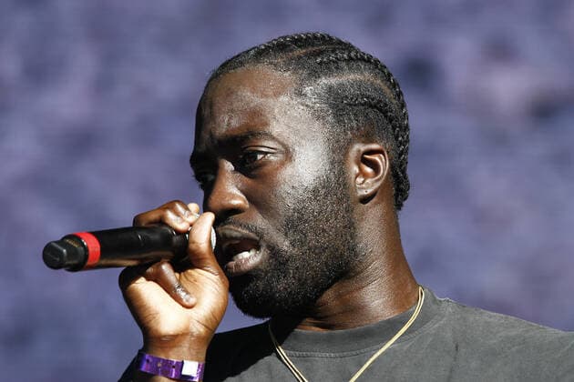 Rapper Nana performs on stage during the Day N Vegas Music Festival at the Las Vegas Festival Grounds in Las Vegas, Nevada on Friday, November 12, 2021.  LAV2021111205 JAMESxATOA