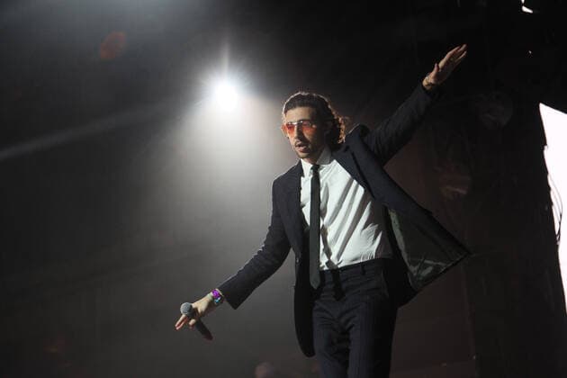 Majid Al Maskati of R&B duo Majid Jordan, performs on stage during the Day N Vegas Music Festival at the Las Vegas Festival Grounds in Las Vegas, Nevada on Saturday, November 13, 2021.  LAV20211113117 JAMESxATOA