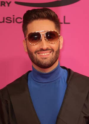 Viktor Kiraly arrives at the MTV Europe Music Awards in Budapest, Hungary on Sunday, November 14, 2021.  HUN20211114012 SVENxHOOGERHUIS