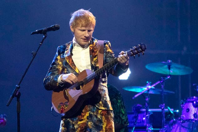 Ed Sheeran bei der Verleihung der MTV European Music Awards 2021 in der Laszlo Papp Sportarena. Budapest, 14.11.2021