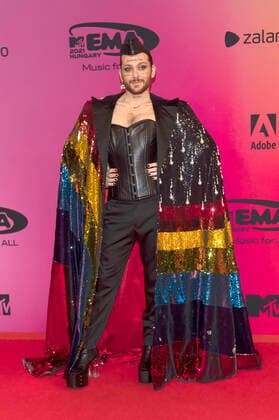Riccardo Simonetti bei der Verleihung der MTV European Music Awards 2021 in der Laszlo Papp Sportarena. Budapest, 14.11.2021