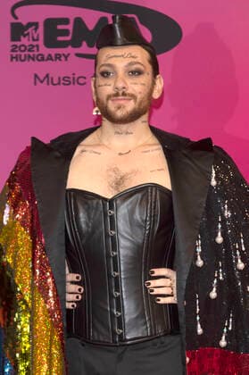 Riccardo Simonetti bei der Verleihung der MTV European Music Awards 2021 in der Laszlo Papp Sportarena. Budapest, 14.11.2021