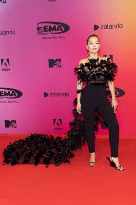Rita Ora bei der Verleihung der MTV European Music Awards 2021 in der Laszlo Papp Sportarena. Budapest, 14.11.2021